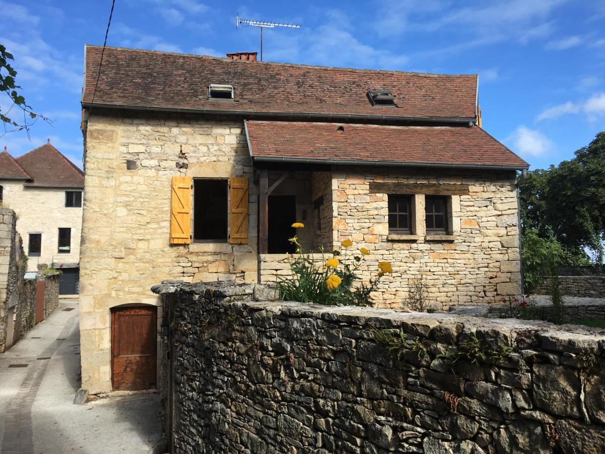 Maison En Pierres Au Coeur Du Village Medieval De Villeneuve Екстер'єр фото