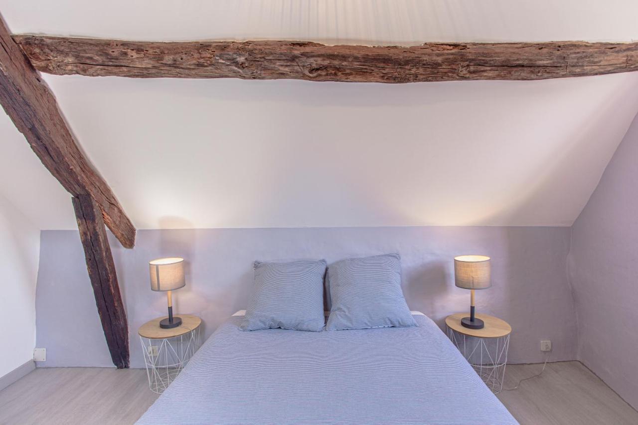 Maison En Pierres Au Coeur Du Village Medieval De Villeneuve Екстер'єр фото