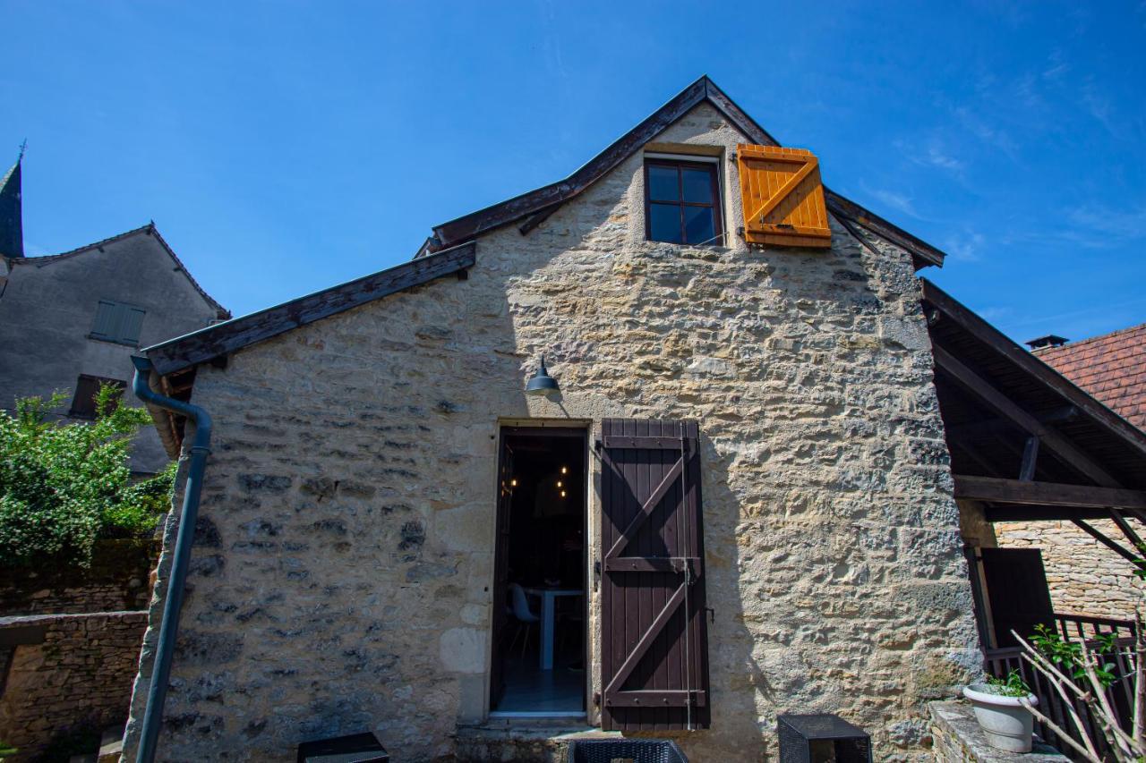 Maison En Pierres Au Coeur Du Village Medieval De Villeneuve Екстер'єр фото