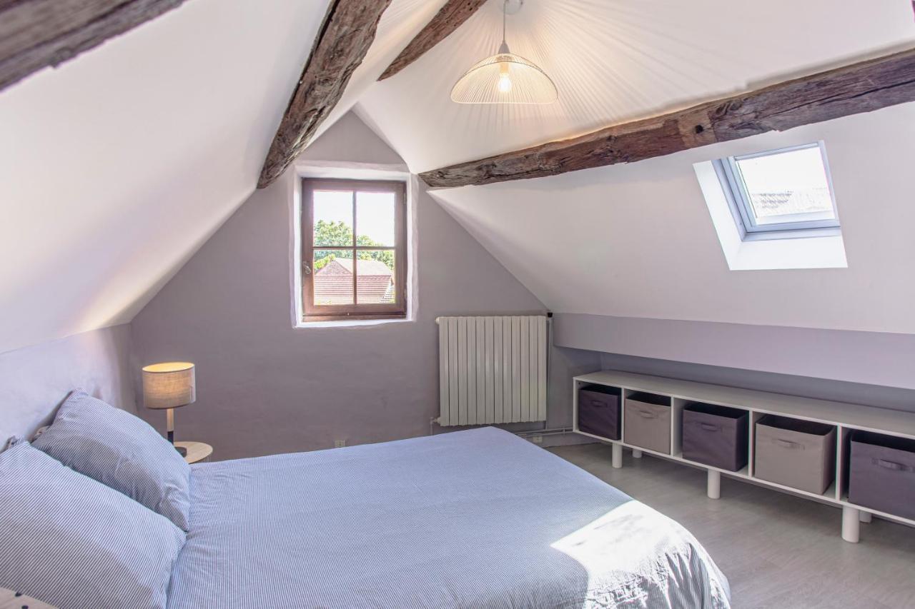 Maison En Pierres Au Coeur Du Village Medieval De Villeneuve Екстер'єр фото