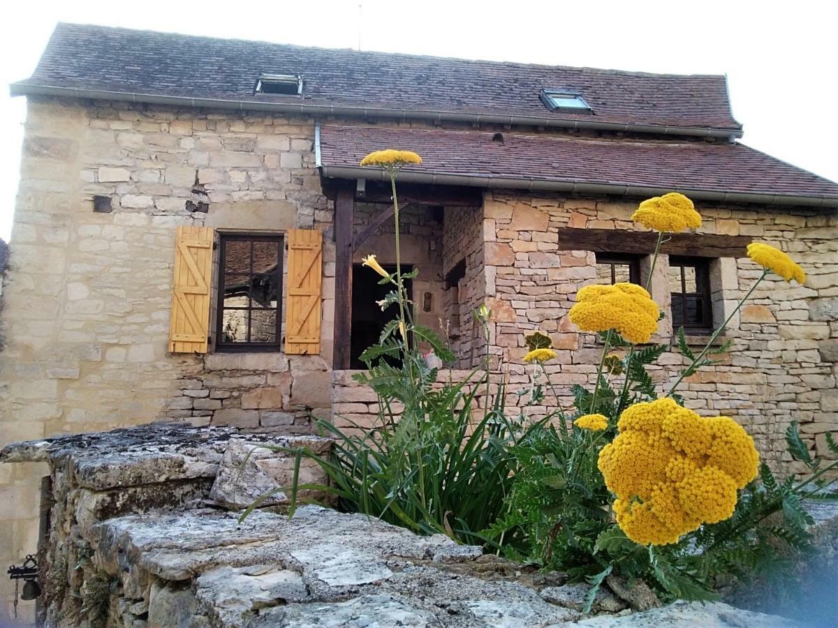 Maison En Pierres Au Coeur Du Village Medieval De Villeneuve Екстер'єр фото